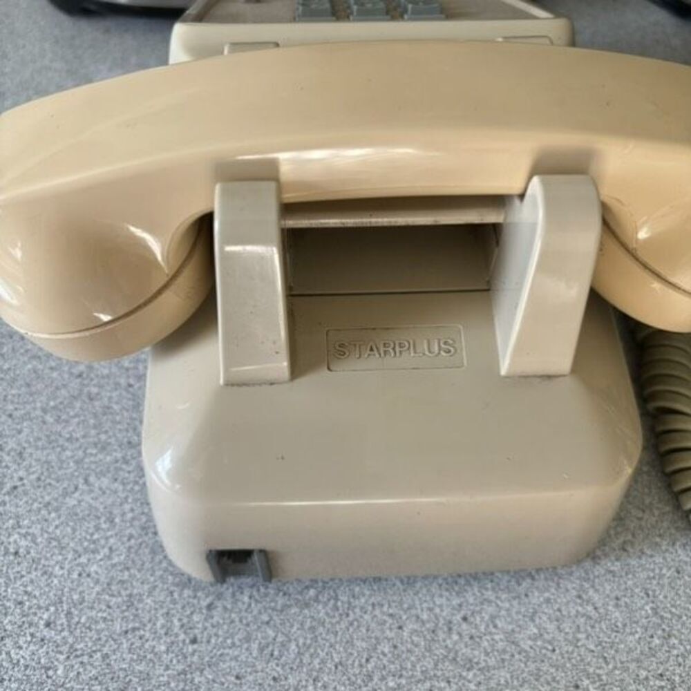 Starplus Vintage Beige Pushbutton Telephone *Works* - Picture 7 of 7